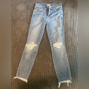 MOTHER Denim “The Vamp Fray” in Crazy Like a Fox, Size 26